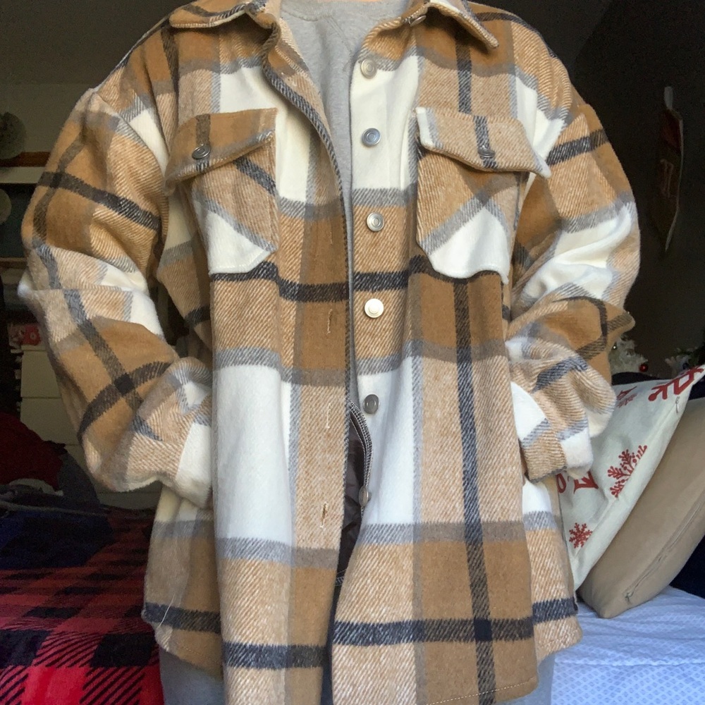 Plaid shacket